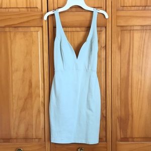 Lulus Bodycon Dress with deep v neckline!